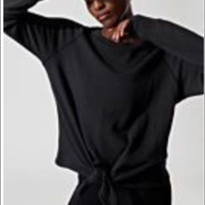 Carbon38 Year of Ours Front Tie Sweatshirt